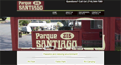 Desktop Screenshot of orangecountyrvpark.com